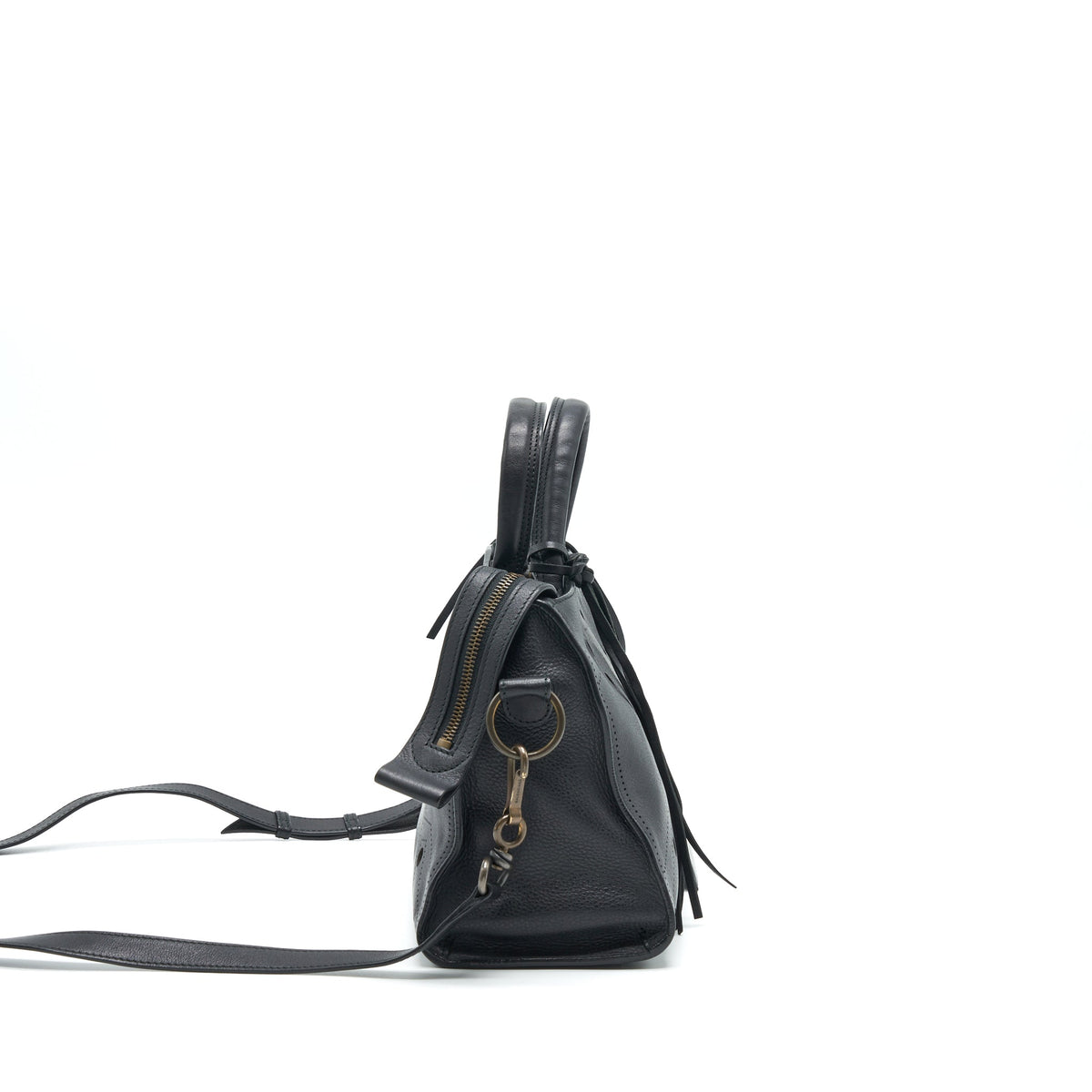 balenciaga Stud Free blackout City Bag