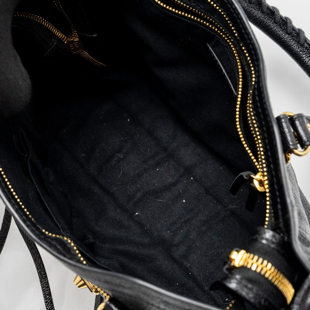 balenciaga classic city bag Leather black GHW