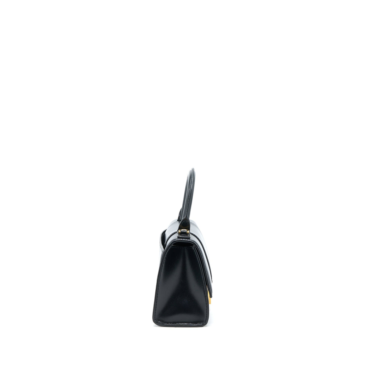 balenciaga Hourglass XS Calfskin Black GHW