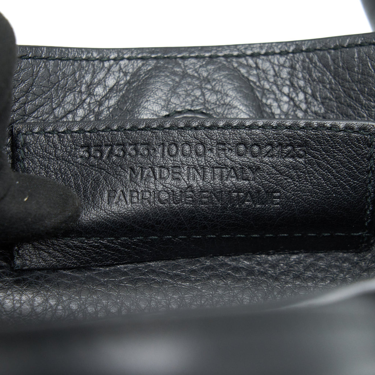 balenciaga Papier Mini A4 Classic Studs Bag Leather Mini Black