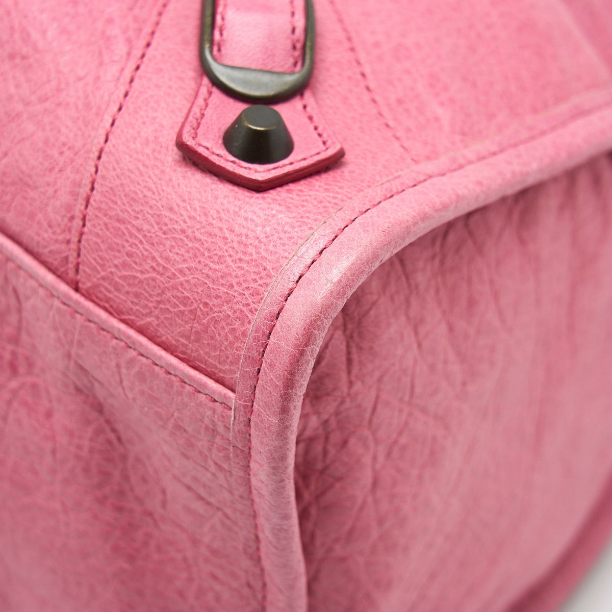 balenciaga Classic City Bag Pink Ruthenium Hardware