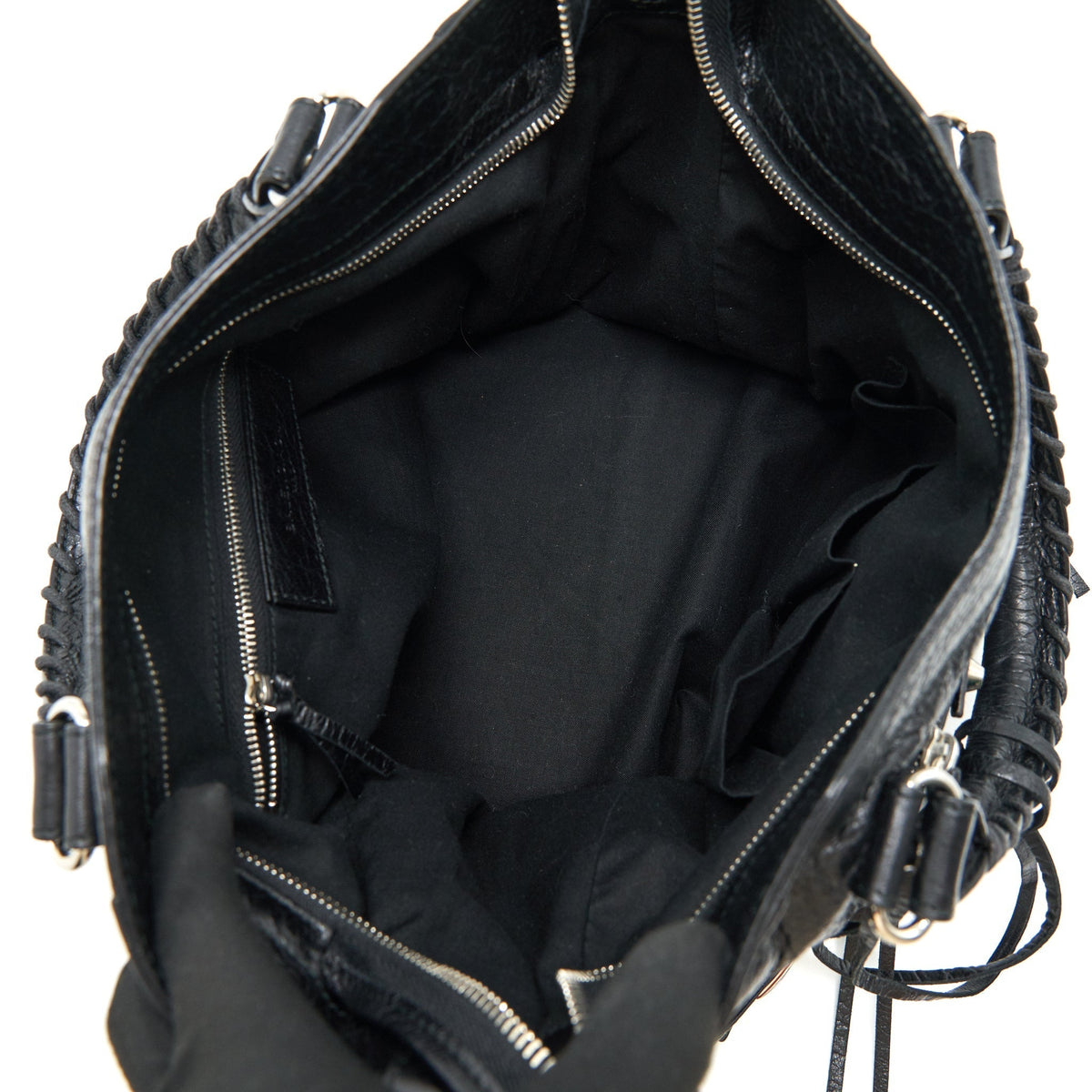 balenciaga SHOULDER HANDBAG IN BLACK IN SHW