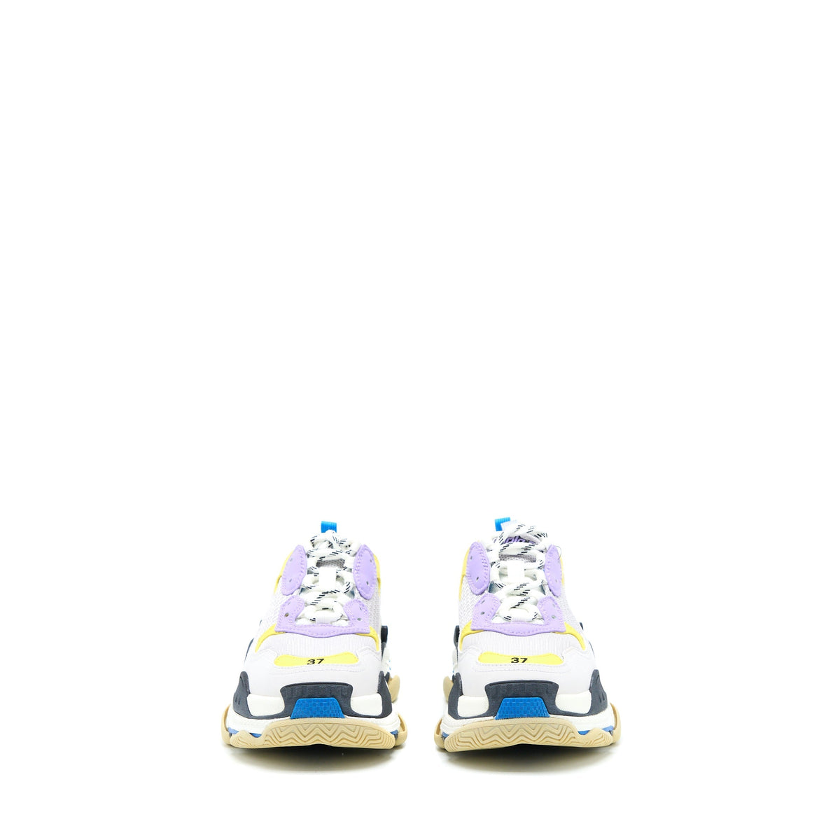 balenciaga Size 37 Triple S Sneakers Polyester/Rubber Multicolour