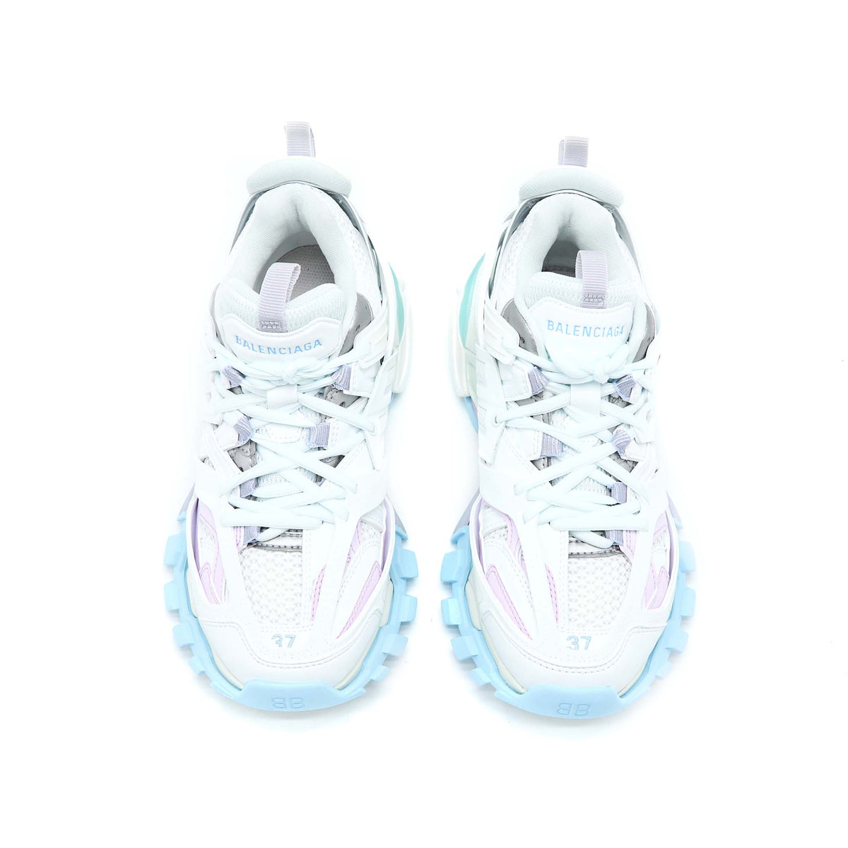 balenciaga Size 37 Track Sneakers Mesh/Nylon Multicolour