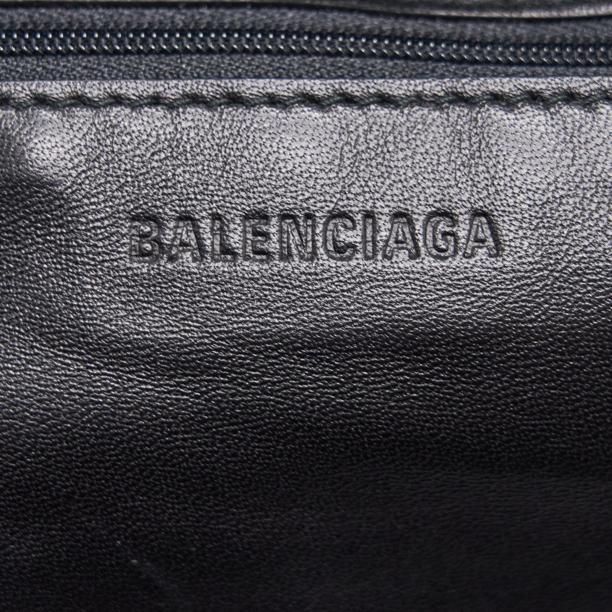 balenciaga Kitten Print Leather Tote Bag