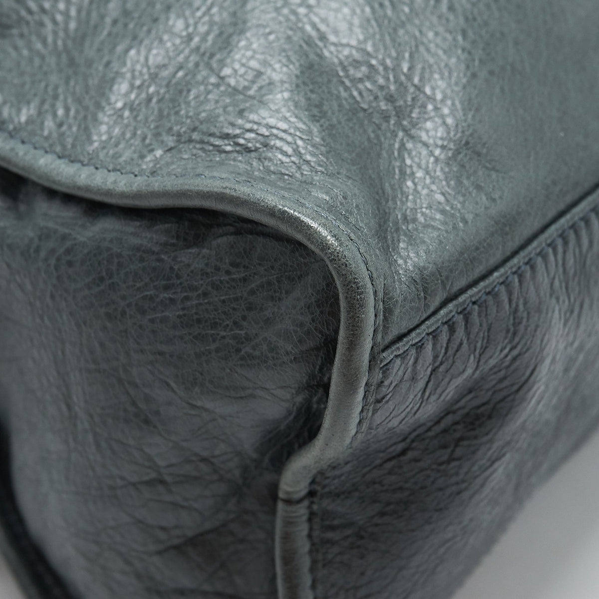 balenciaga Tote Bag Dark Grey with Giant stud hardware