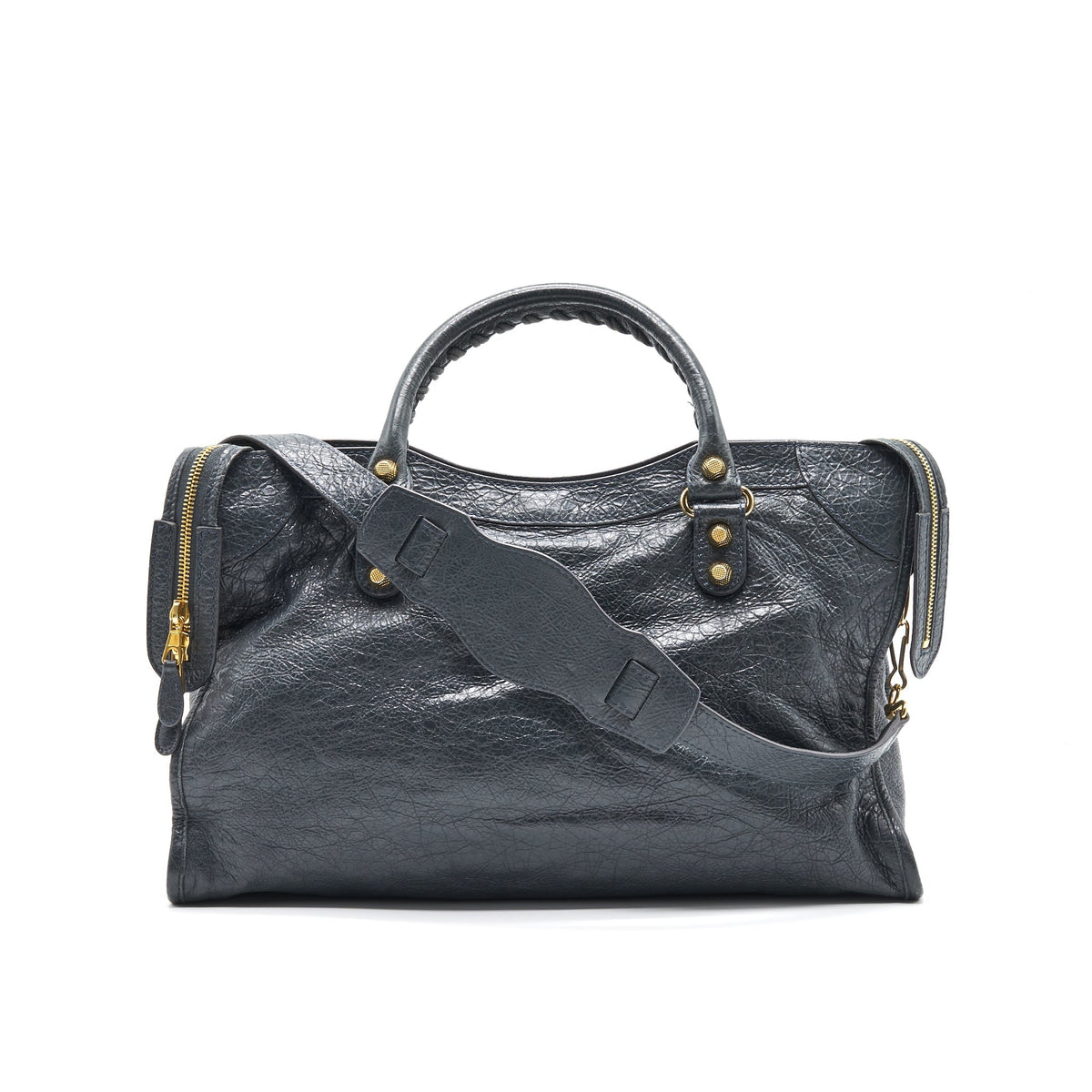 balenciaga Giant City Olive Grey GHW