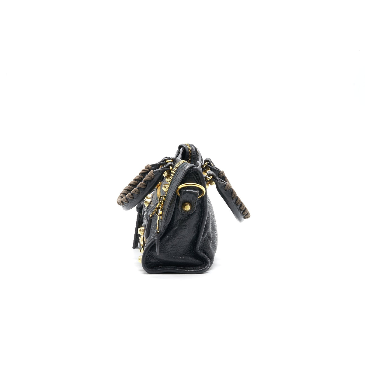 balenciaga Mini City Dark Grey GHW