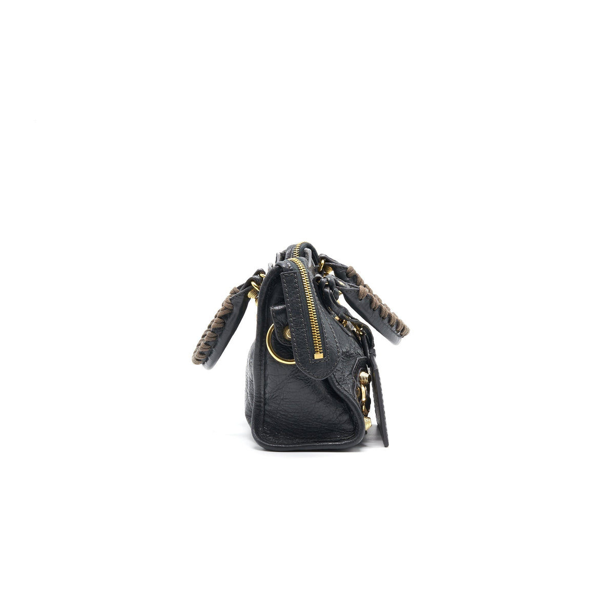 balenciaga Mini City Dark Grey GHW