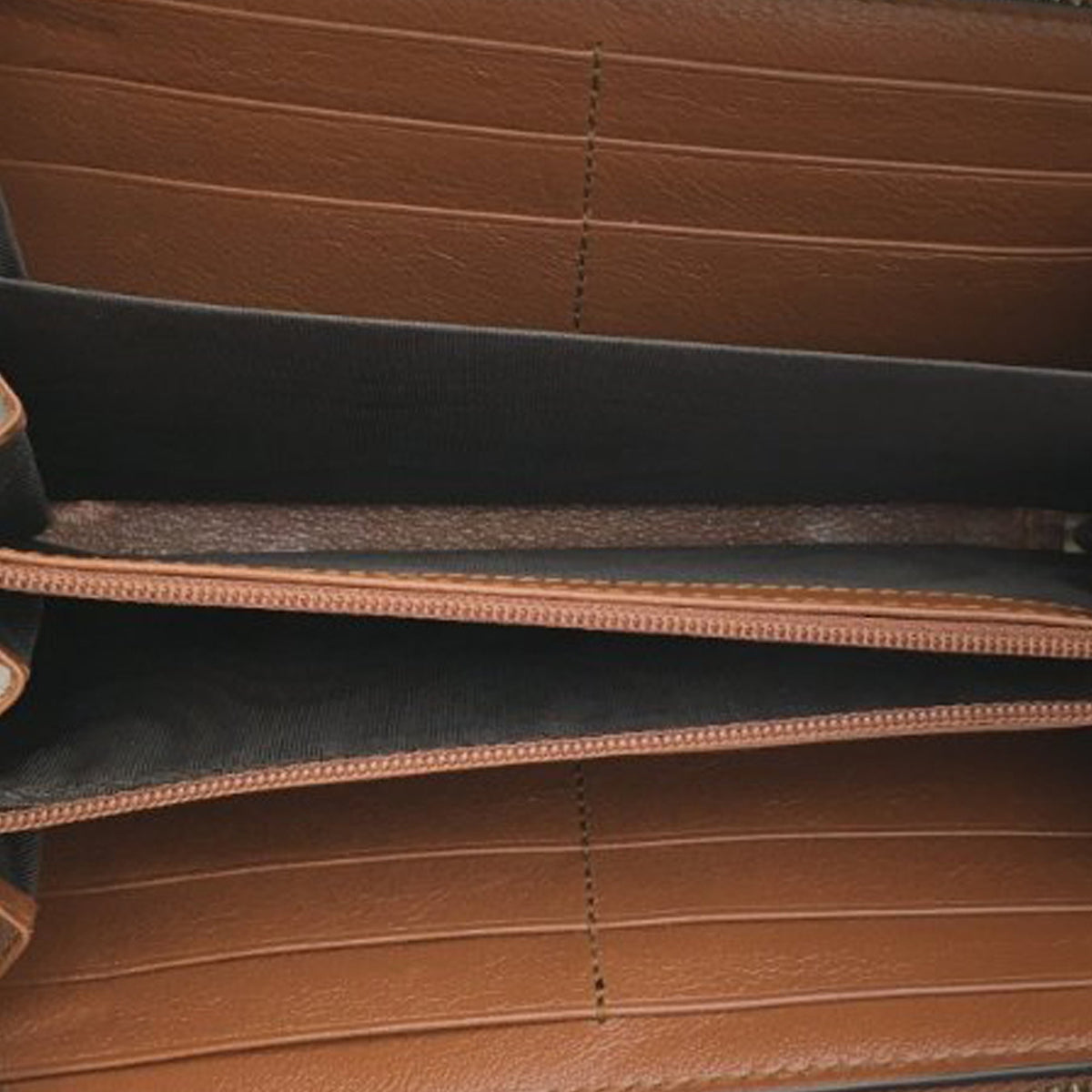 GUCCI GG Marmont Leather Zip Around Wallet Long Wallets