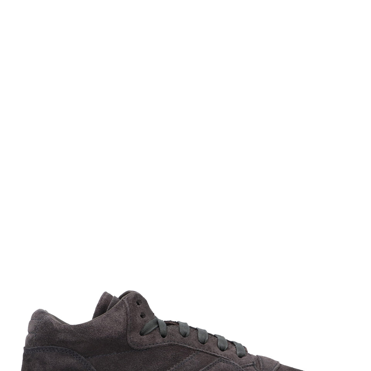 SUEDE MID-TOP SNEAKERS