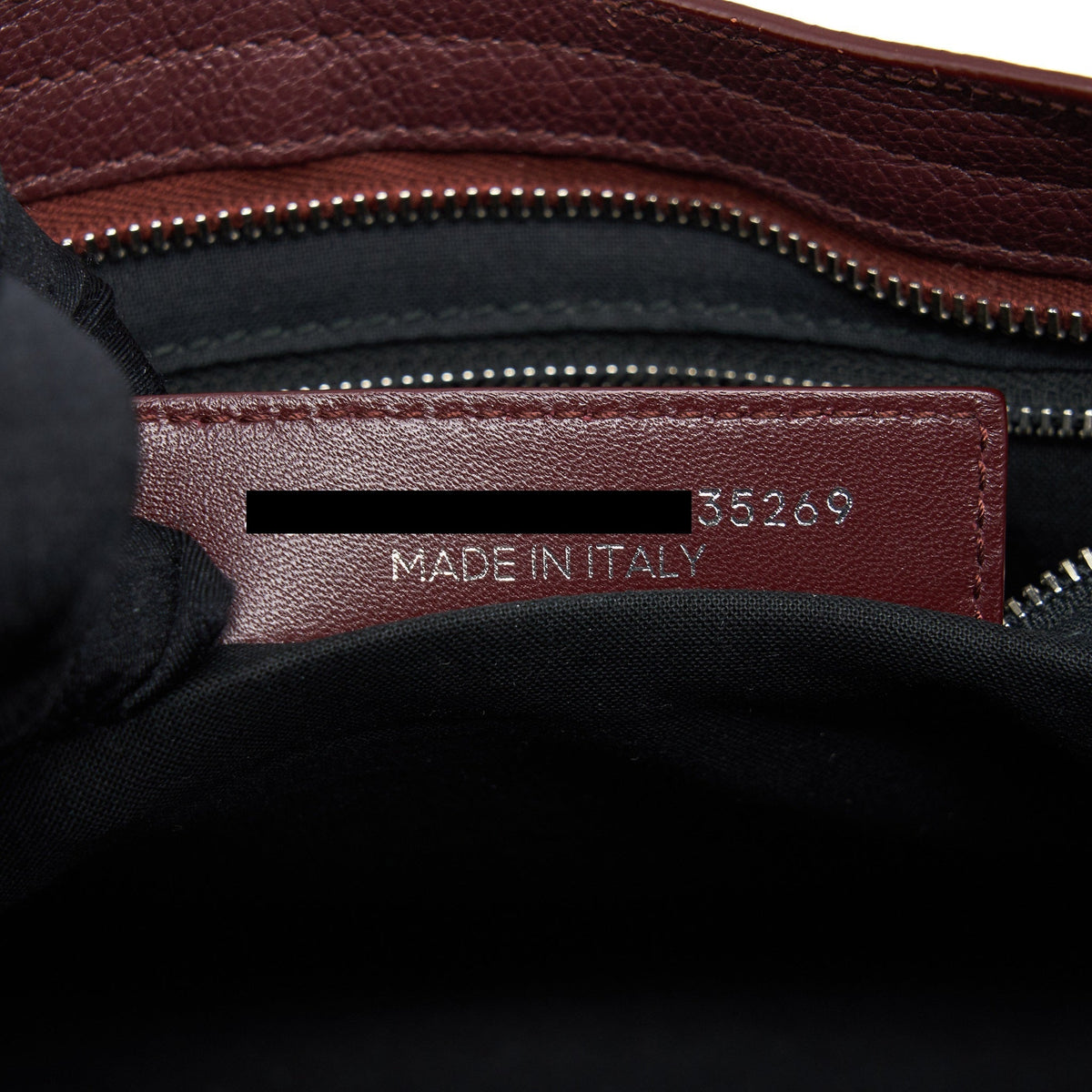 balenciaga Small City Edge Burgundy SHW