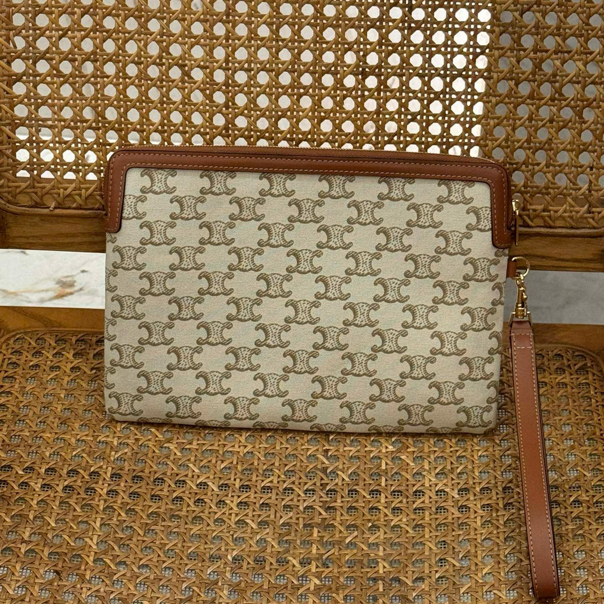 CEL SMALL POUCH WITH STRAP