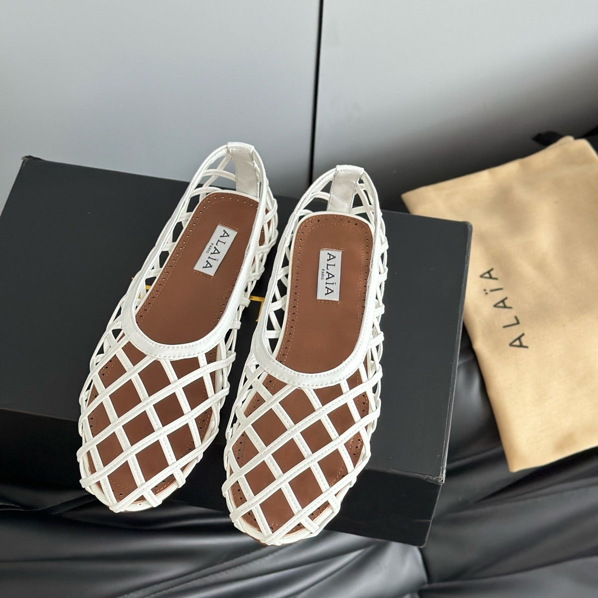 ALAIA BALLET FLATS