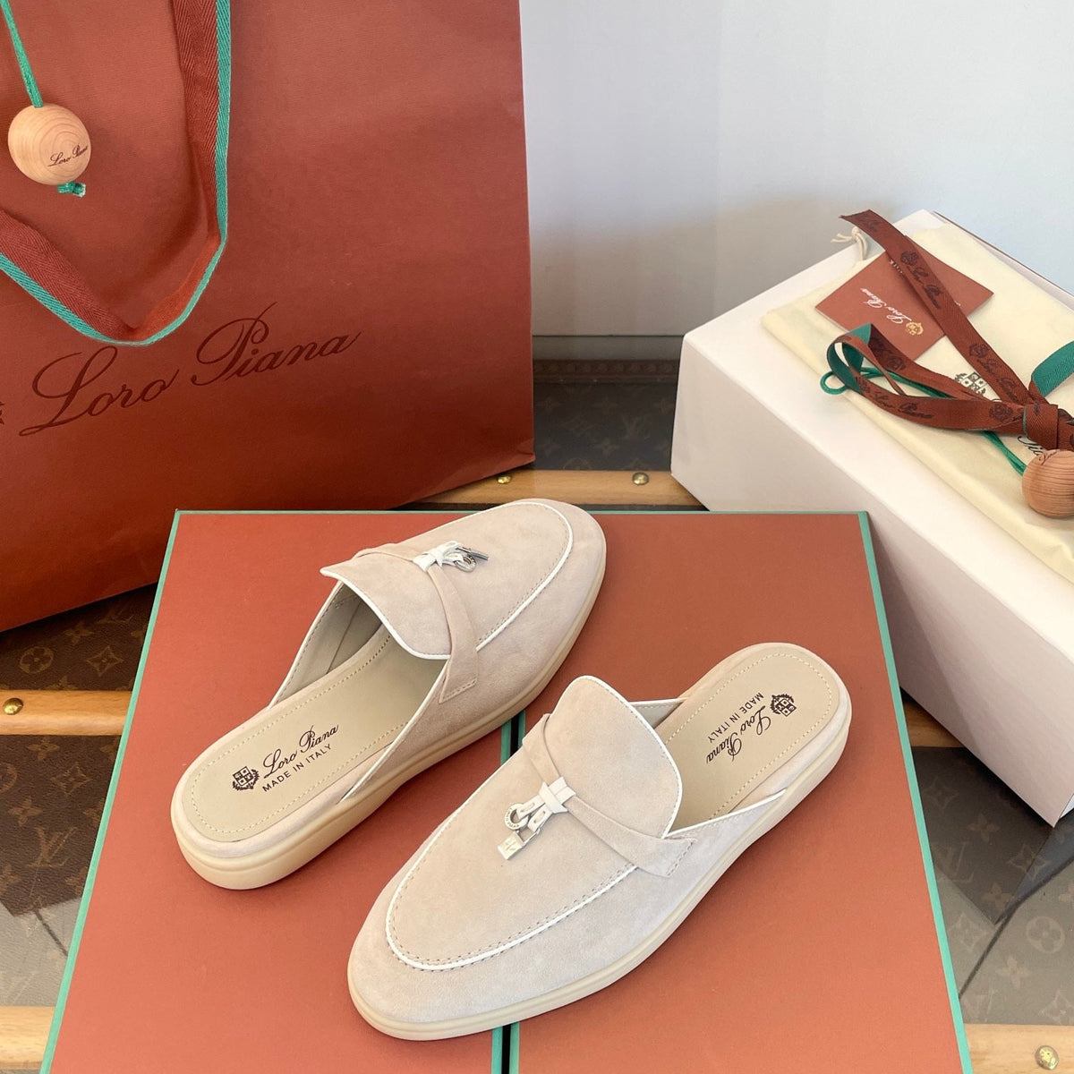 LORO P SUMMER CHARMS LOAFERS