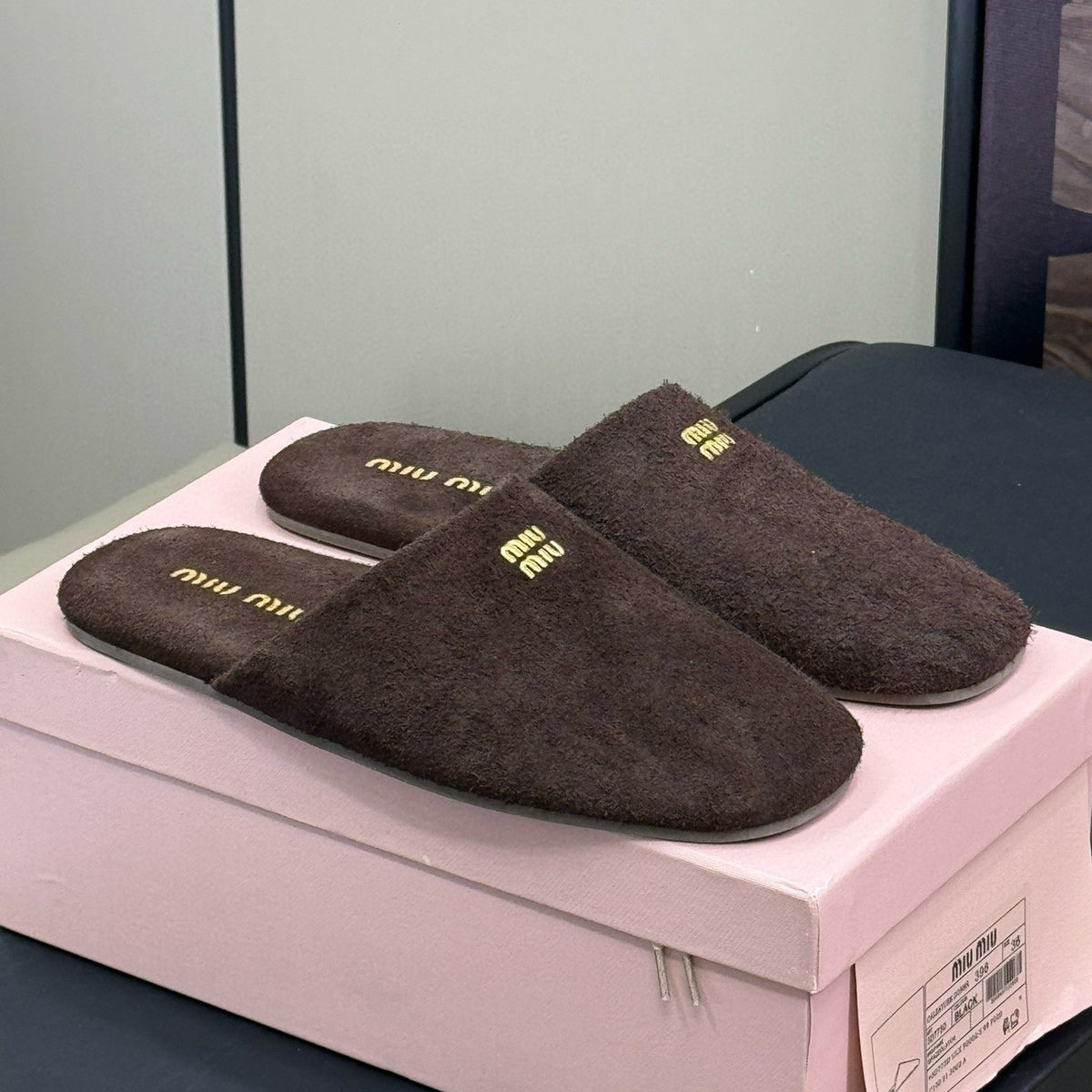 MIU M SLIPPERS