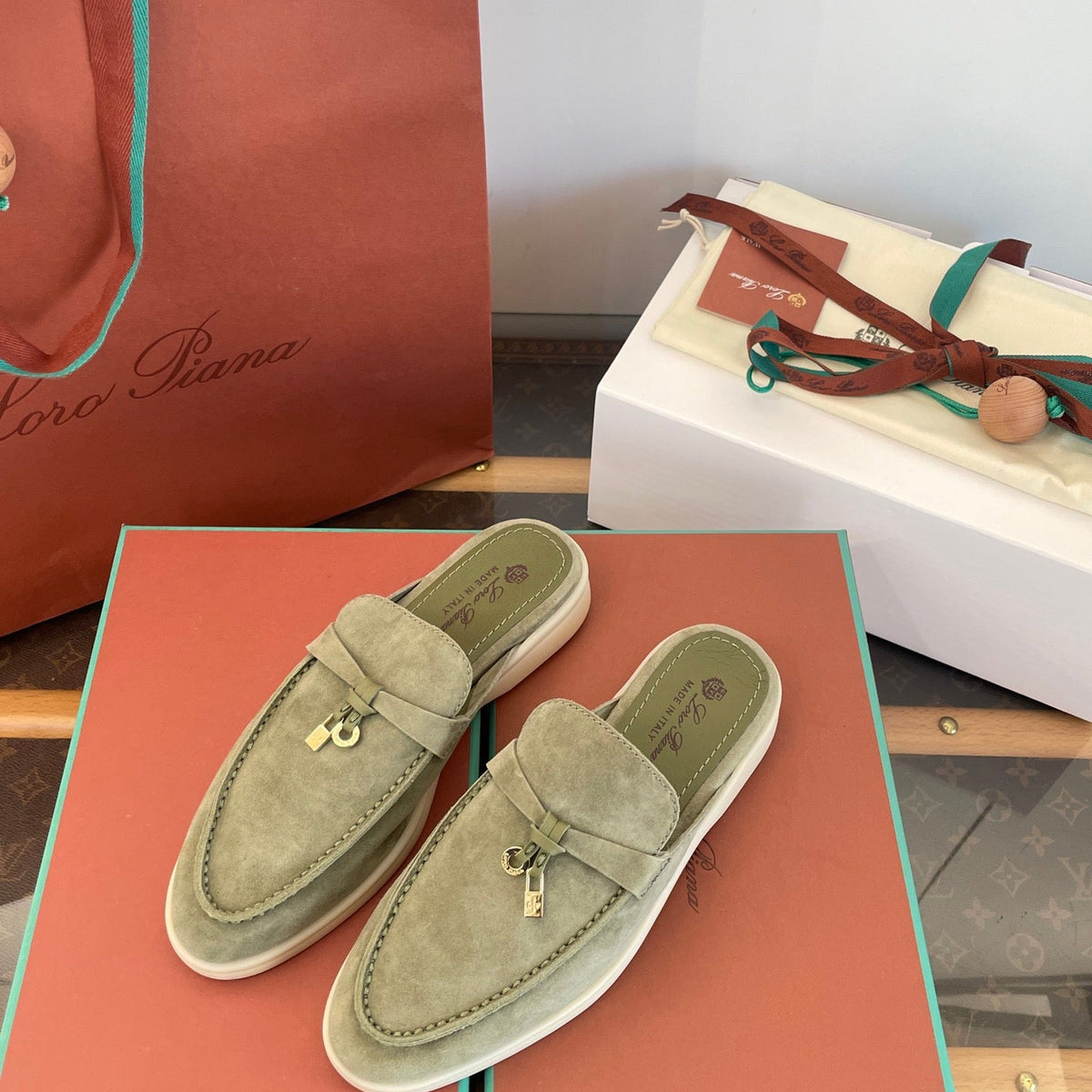 LORO P SUMMER CHARMS LOAFERS