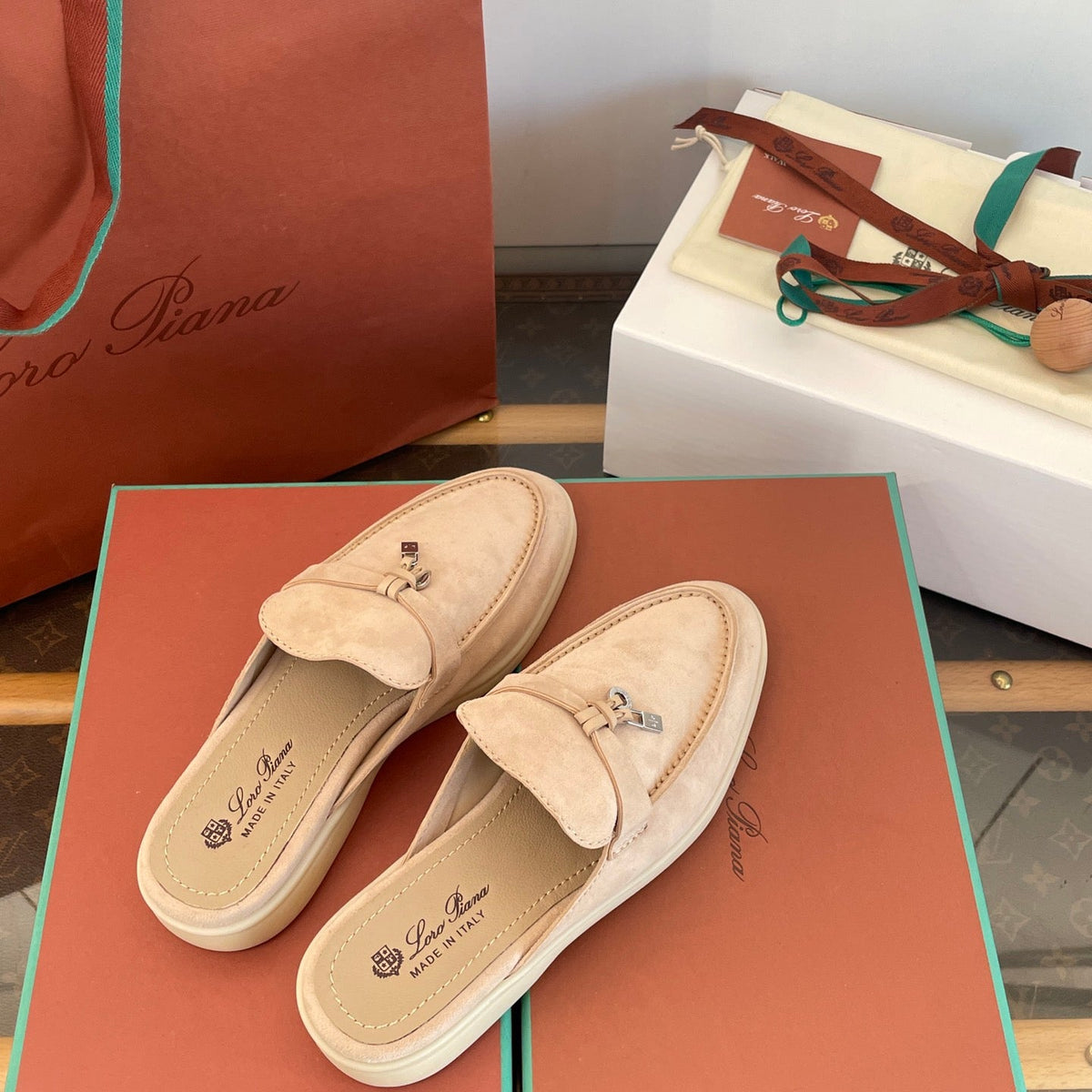 LORO P SUMMER CHARMS LOAFERS