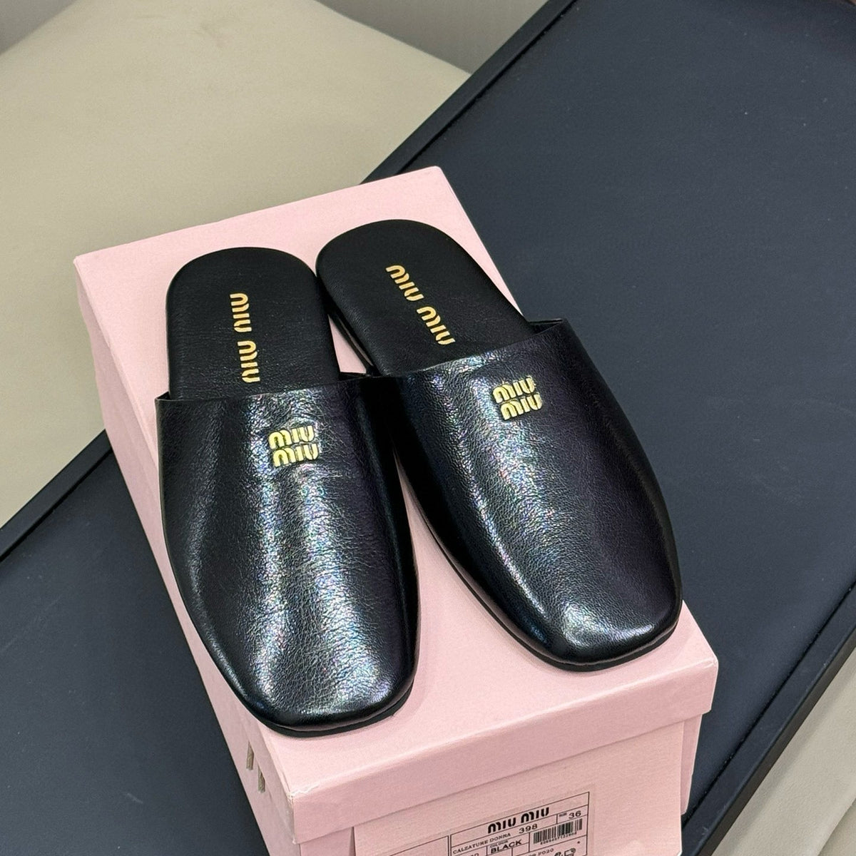 MIU M SLIPPERS