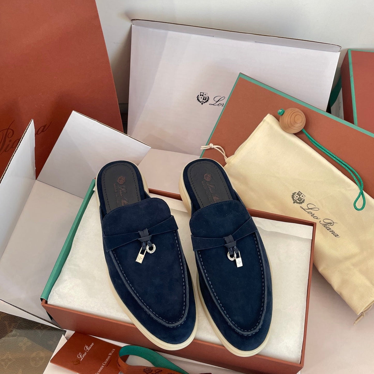LORO P SUMMER CHARMS LOAFERS