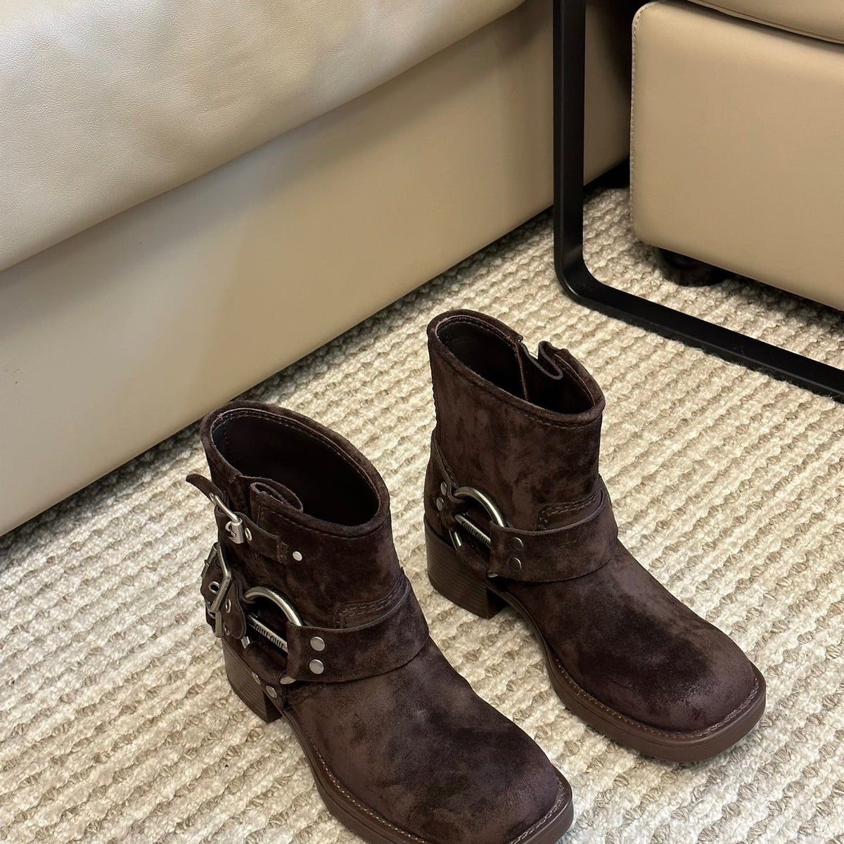 MIU M BOOTS