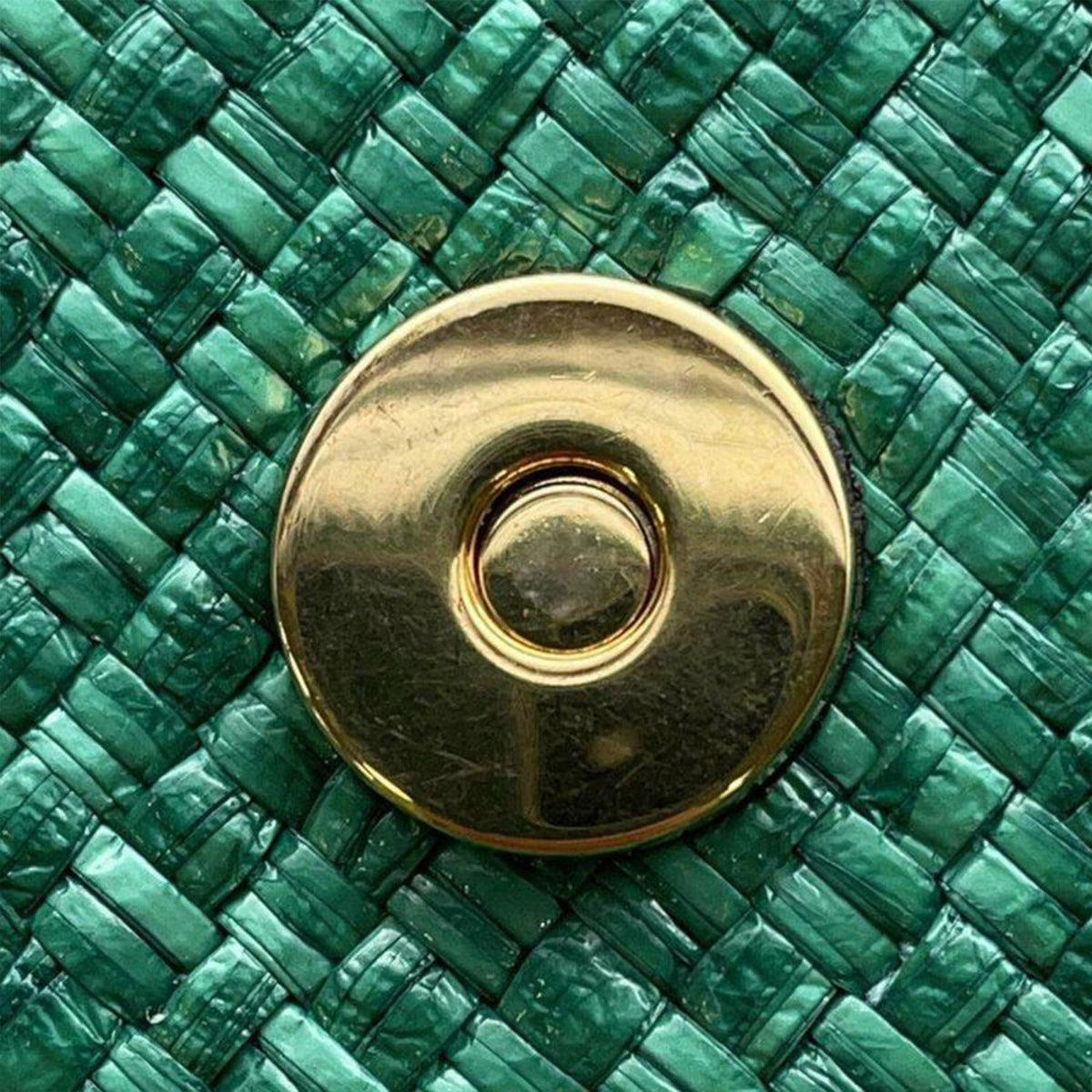 GUCCI Raffia Horsebit 1955 Chain Bag