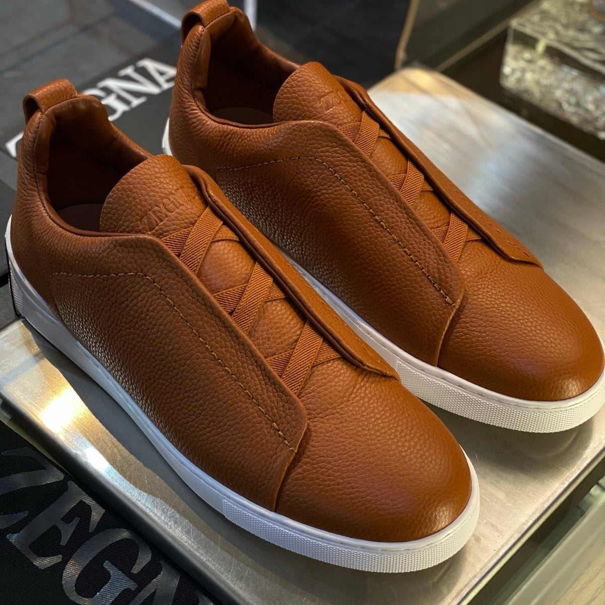 ZEGN TRIPLE STITCH SNEAKER
