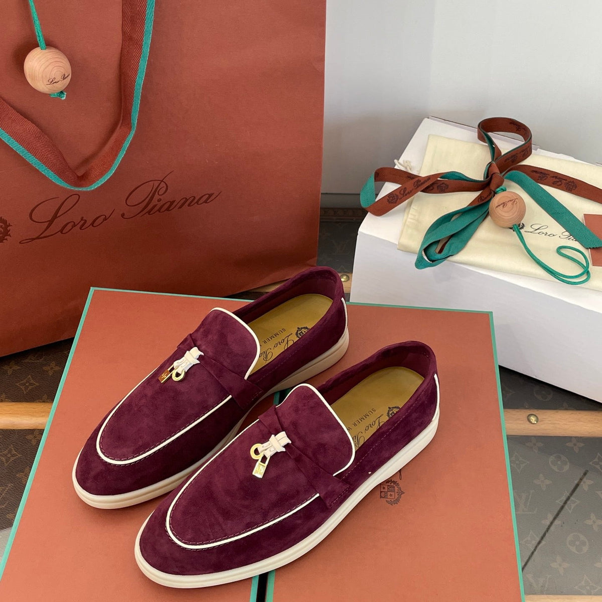 LORO P SUMMER CHARMS LOAFERS