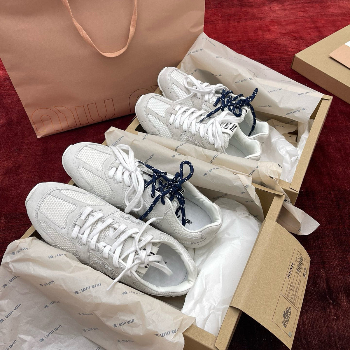 MIU M x NEW BALANCE TRAINERS