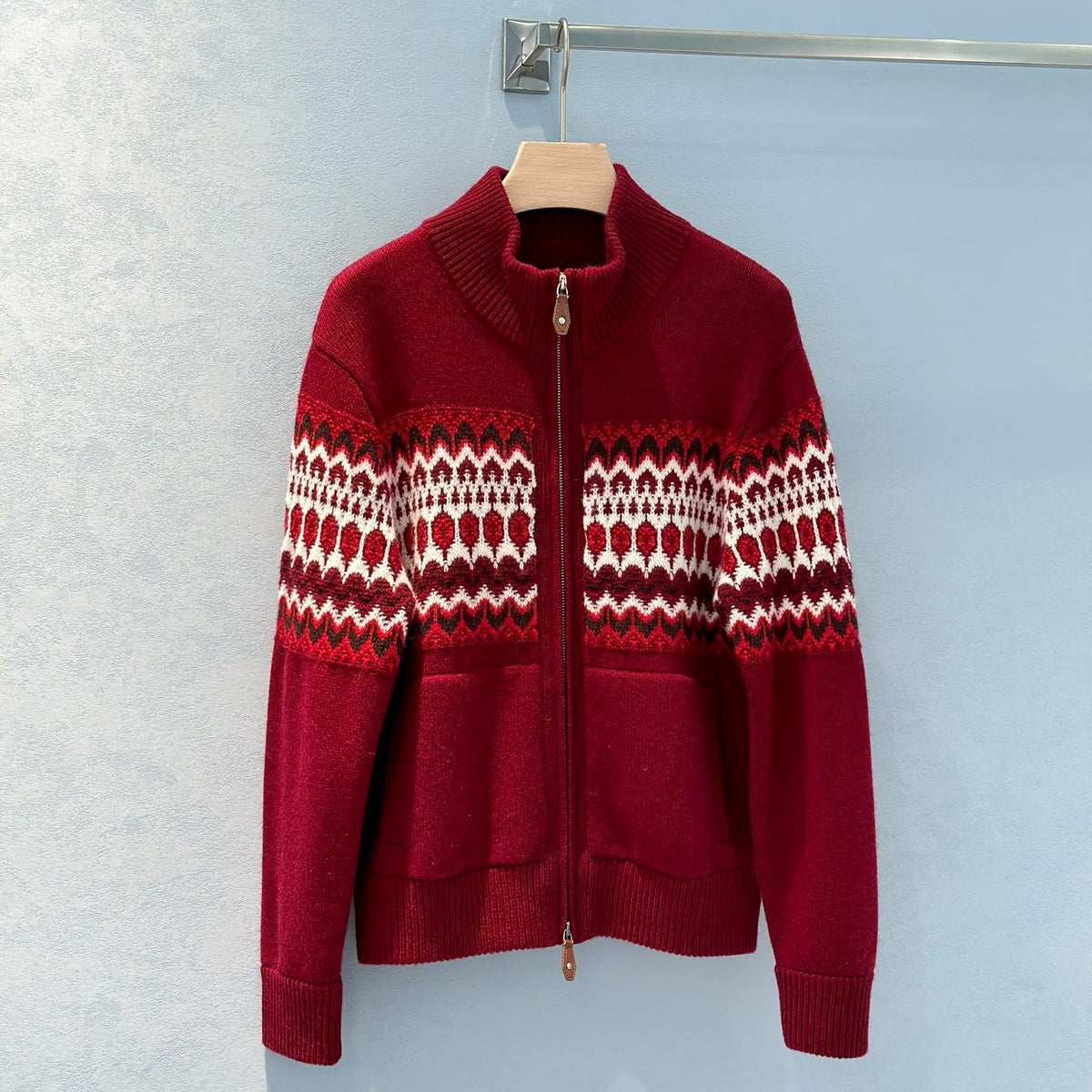 LORO P ZIP SWEATER