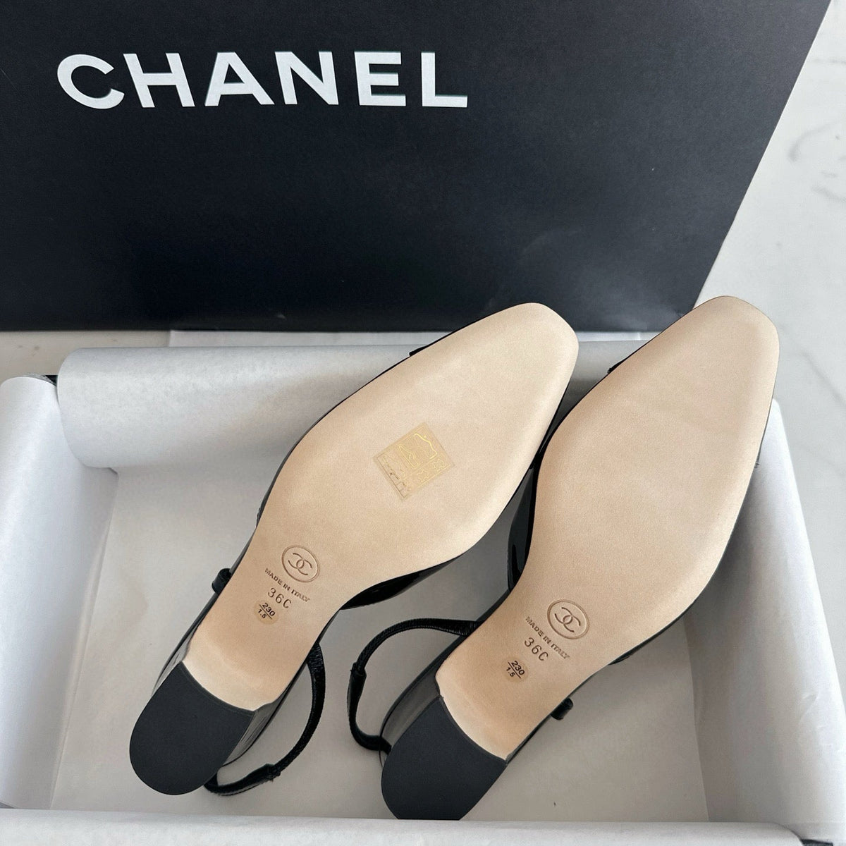 CC SLINGBACK HEELS