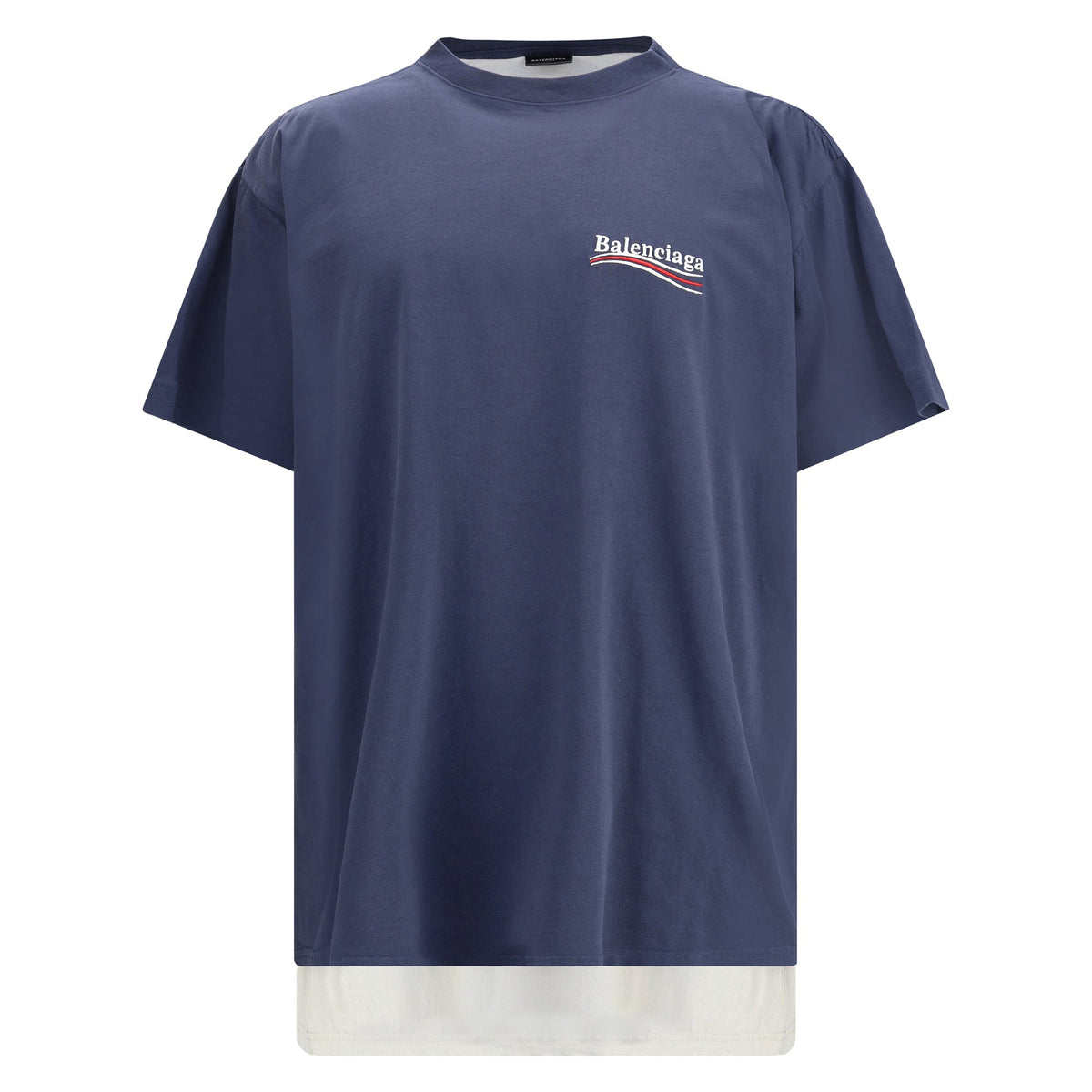 Balenciaga Men Double Political Campaign T-Shirt