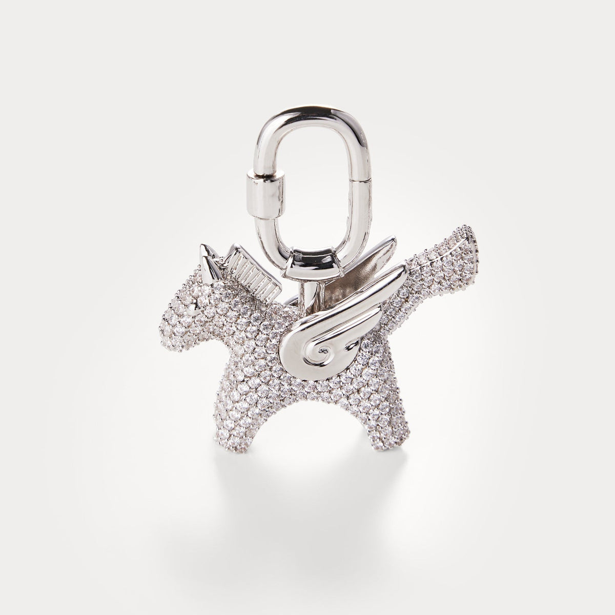 Sparkle Silver—Rodeo Pegase Bag Charm