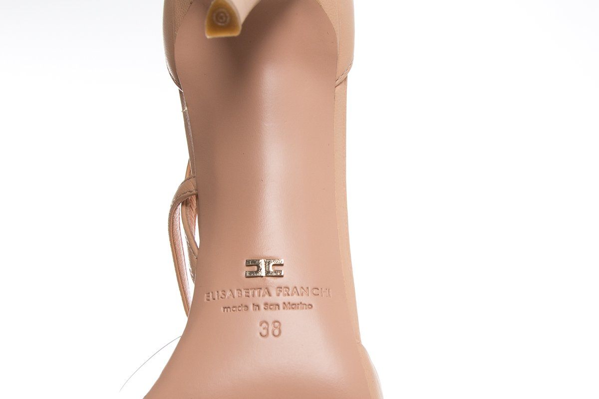 Elisabetta Franchi Blush Pink Heels SZ 38