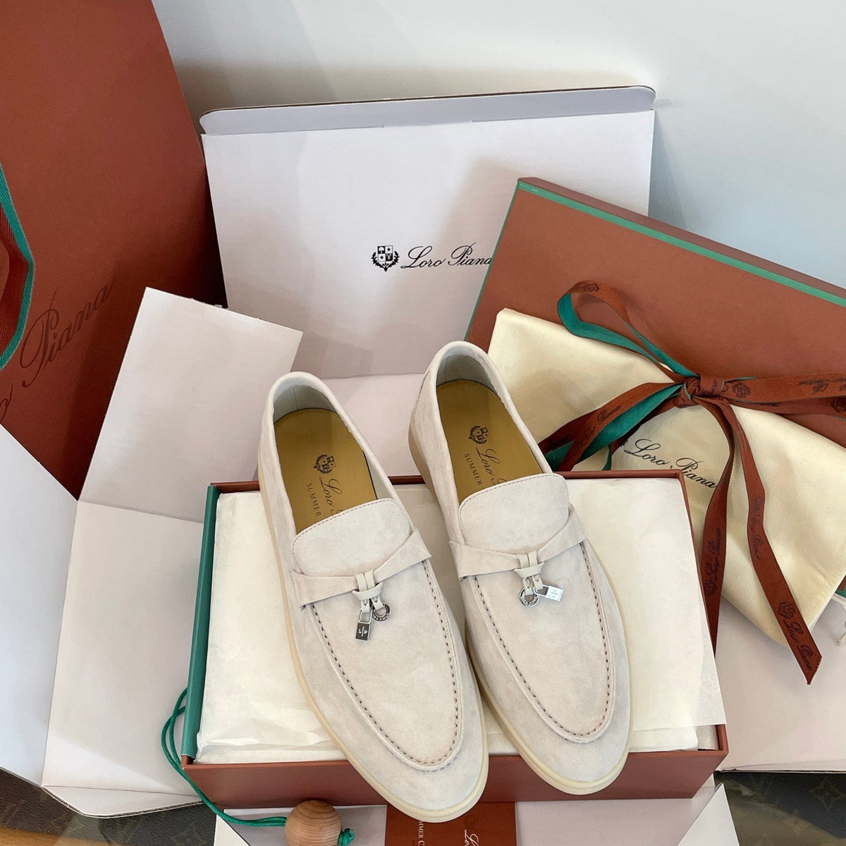 LORO P SUMMER CHARMS LOAFERS