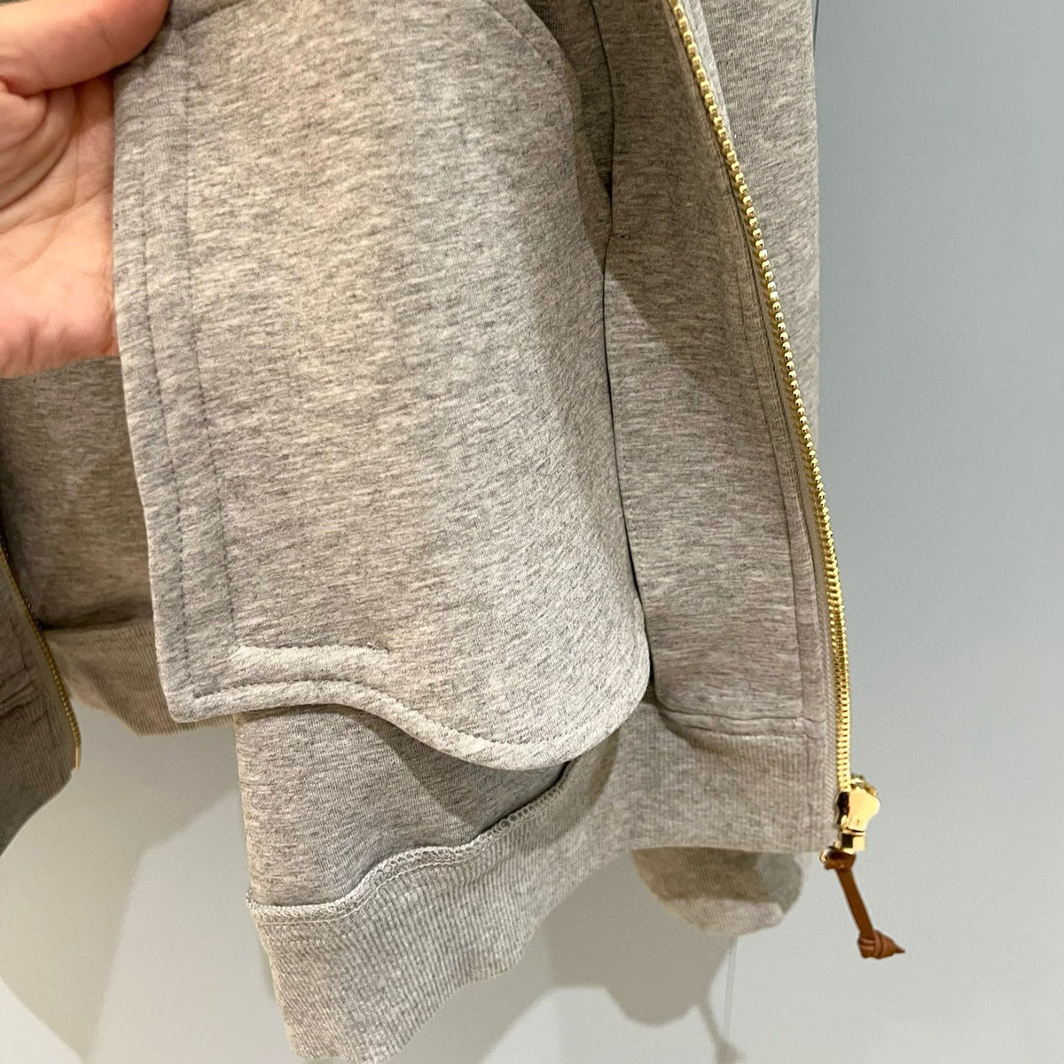 MIU M ZIP HOODIE