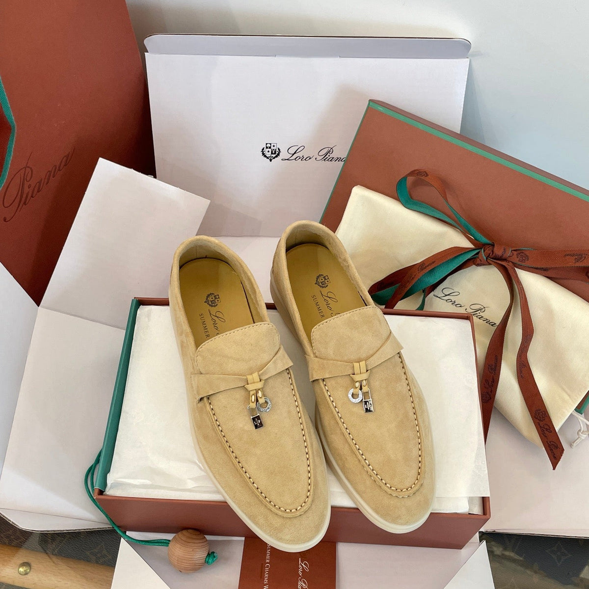 LORO P SUMMER CHARMS LOAFERS