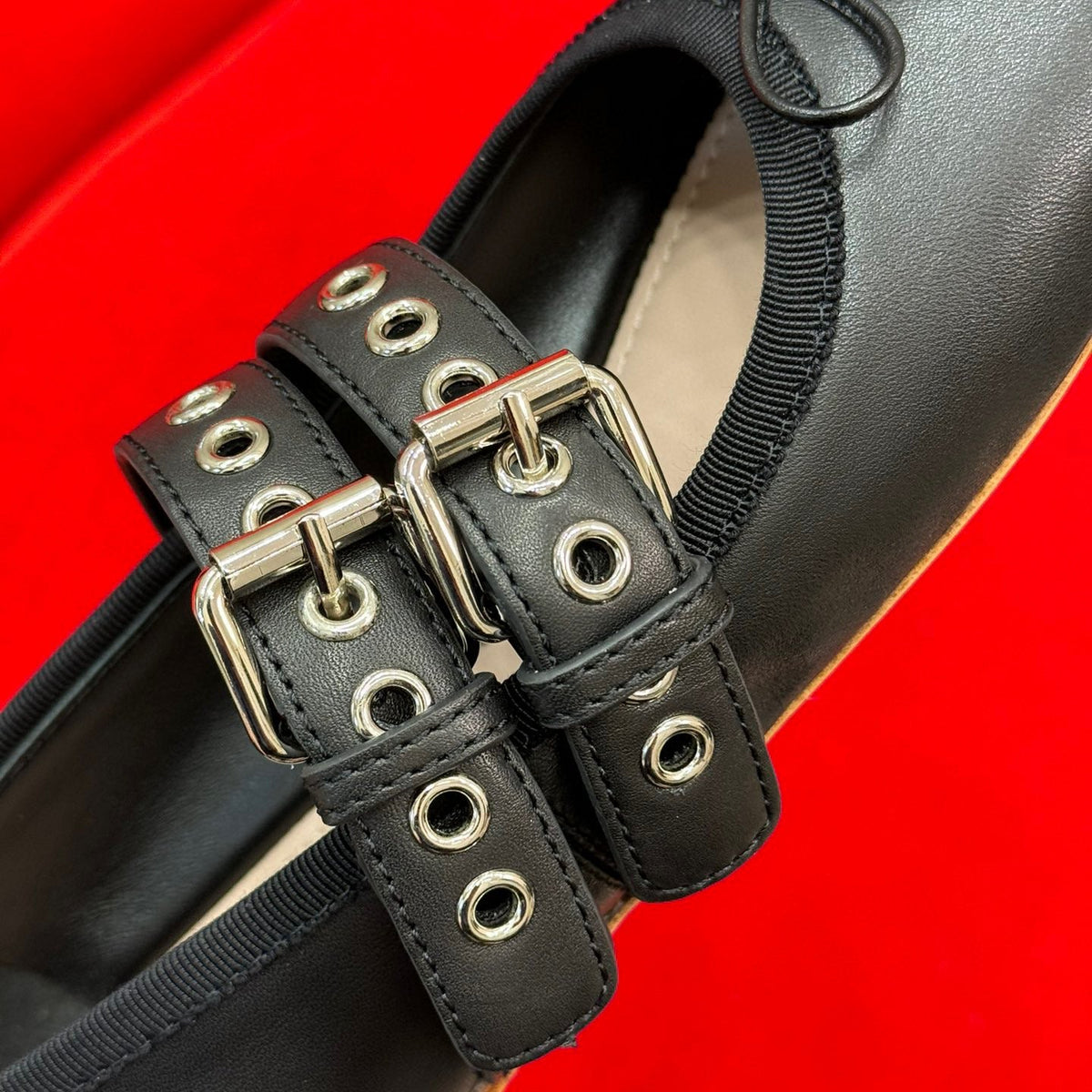 MIU M BALLERINA FLATS