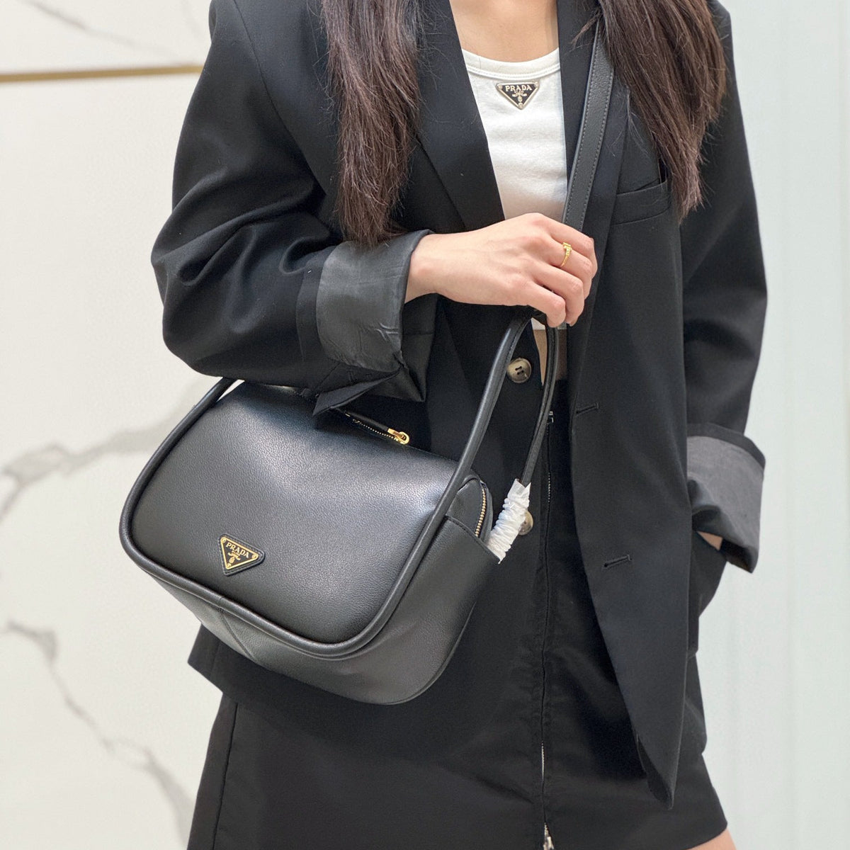 PD LEATHER HANDBAG