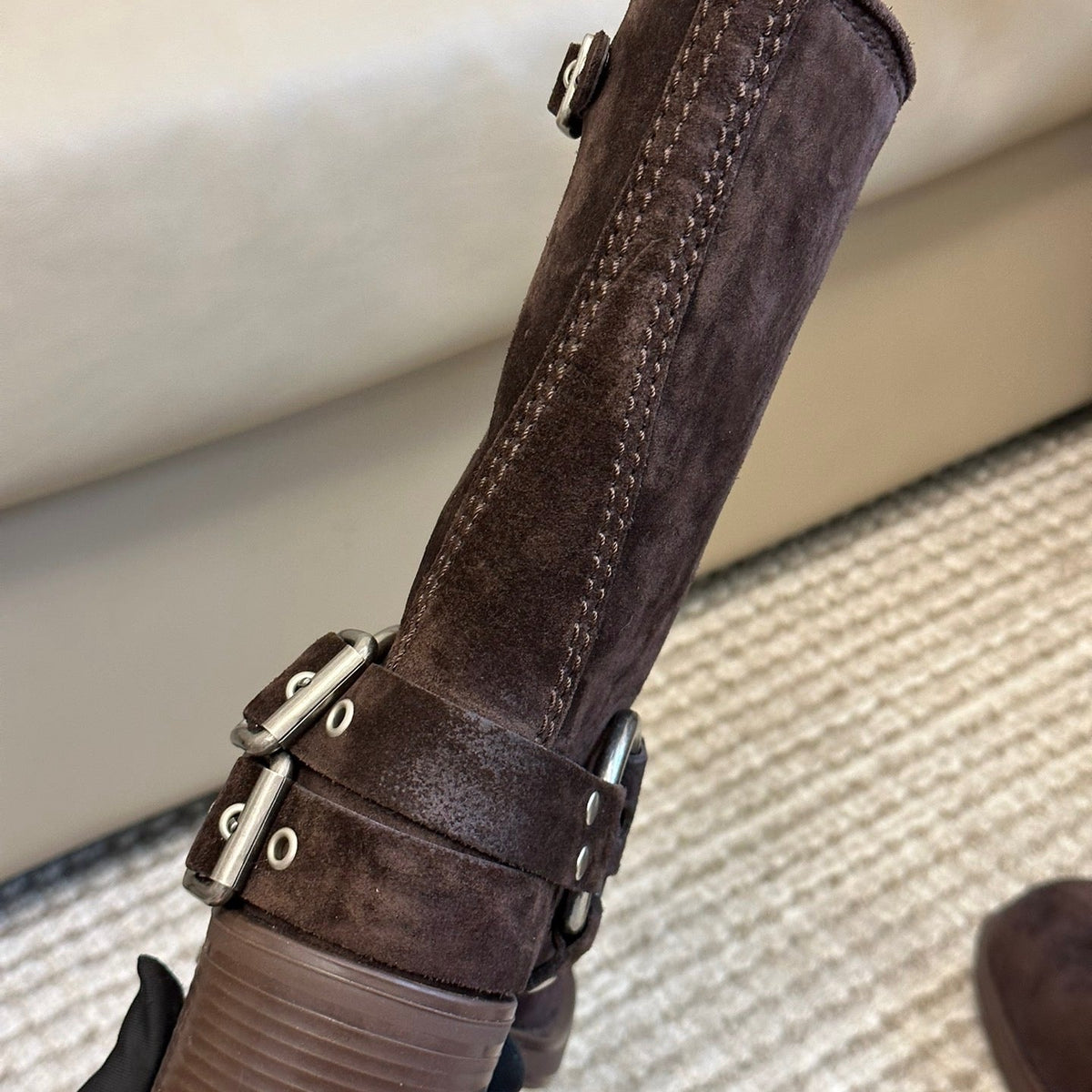 MIU M BOOTS