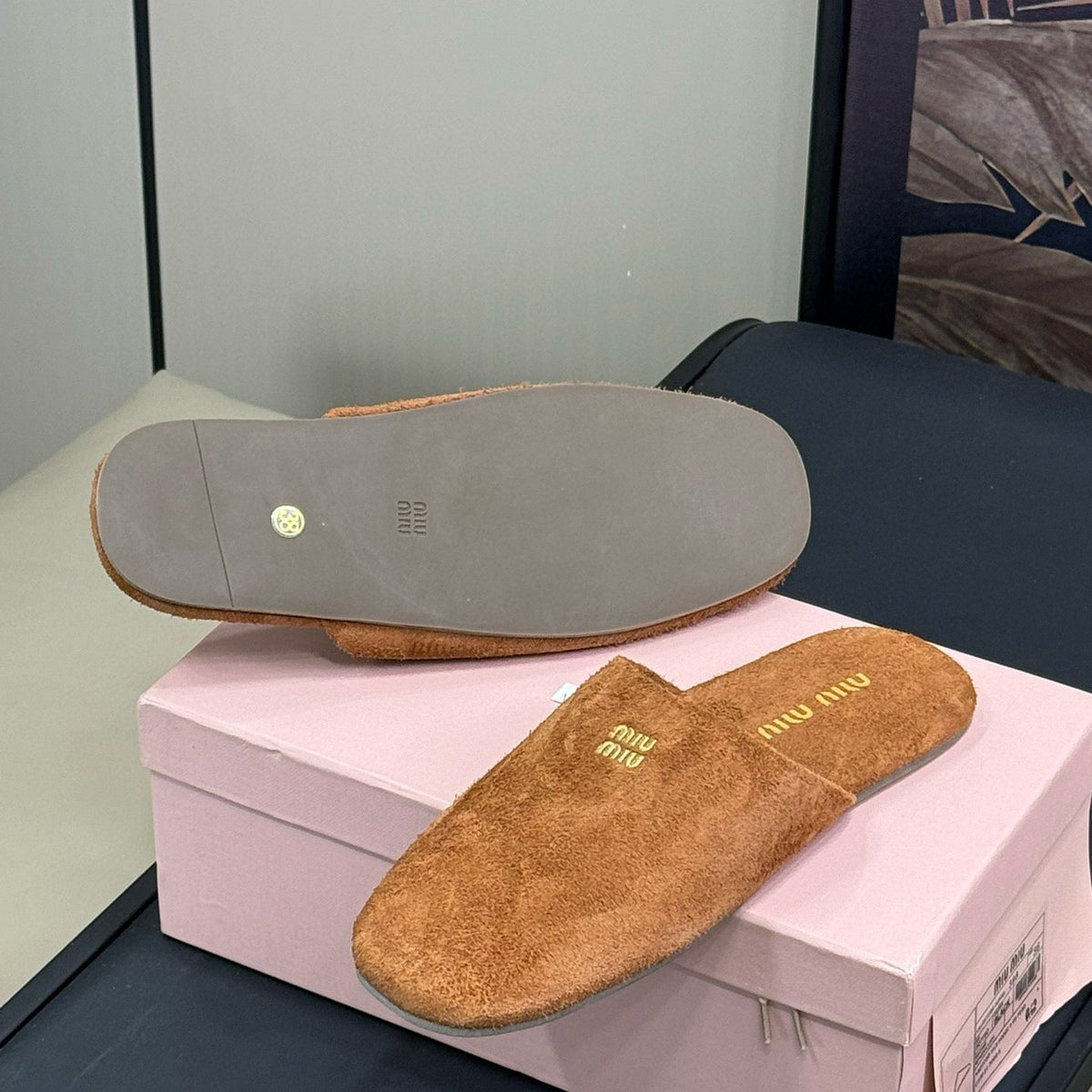 MIU M SLIPPERS