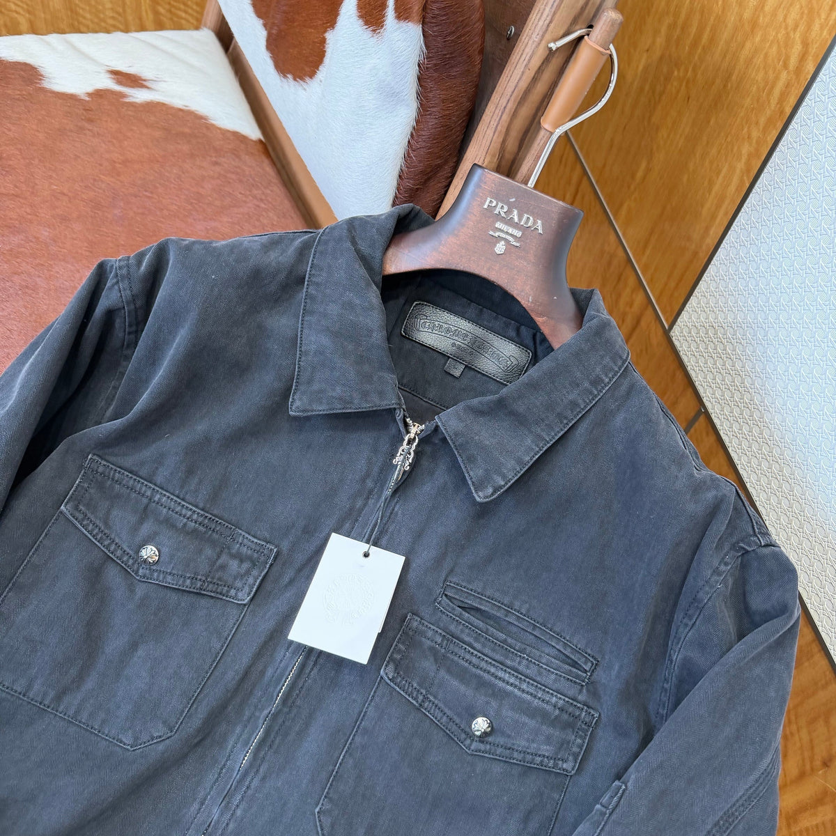 CHROME H DENIM JACKET