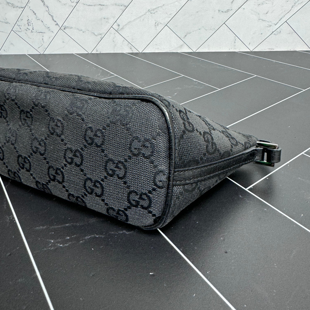 Gucci Black Canvas Handbag