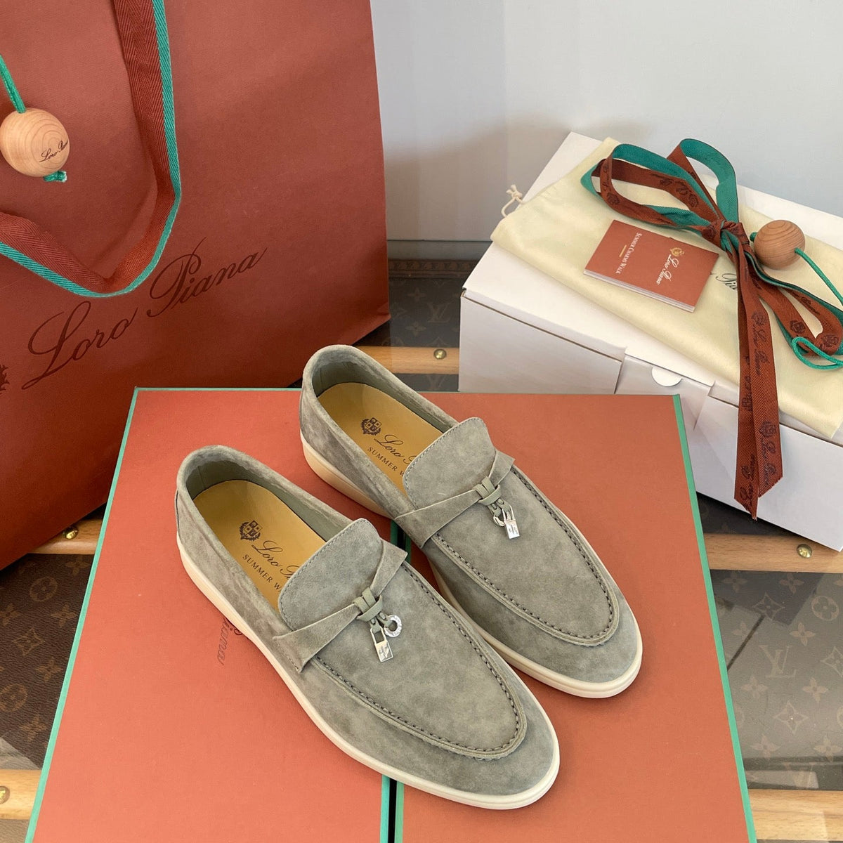 LORO P SUMMER CHARMS LOAFERS