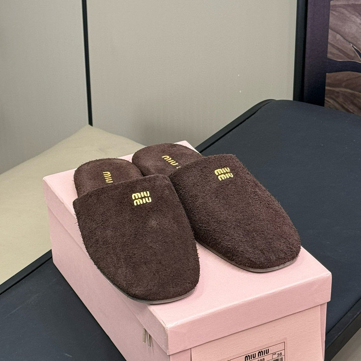 MIU M SLIPPERS