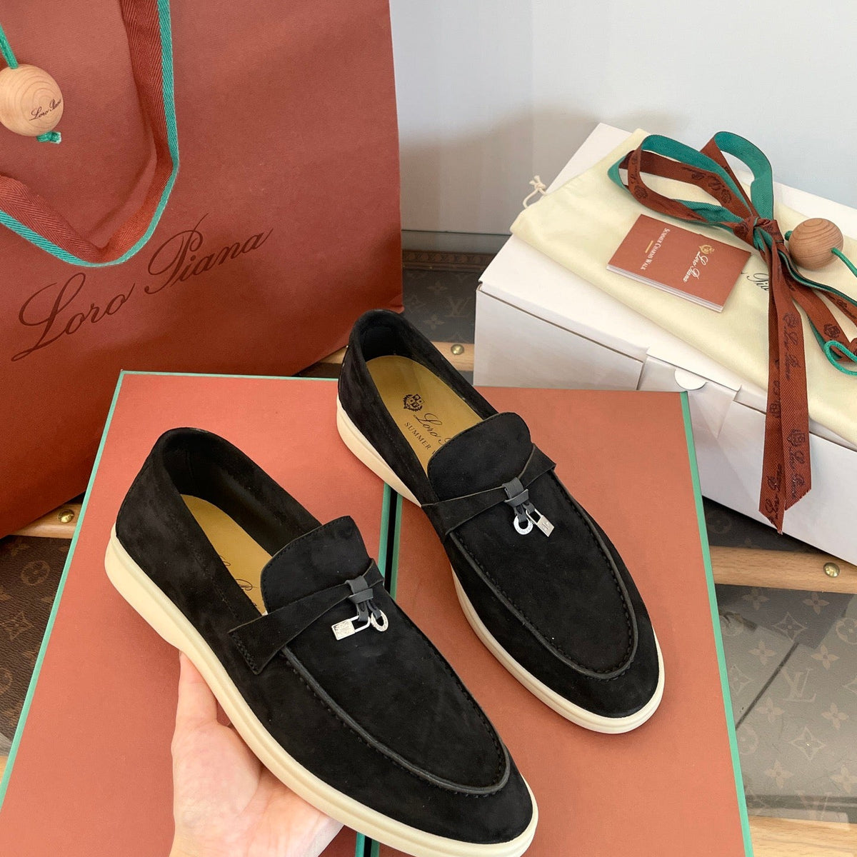 LORO P SUMMER CHARMS LOAFERS