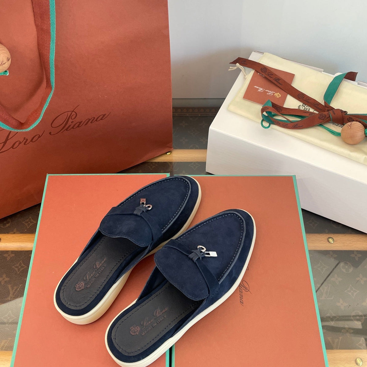 LORO P SUMMER CHARMS LOAFERS