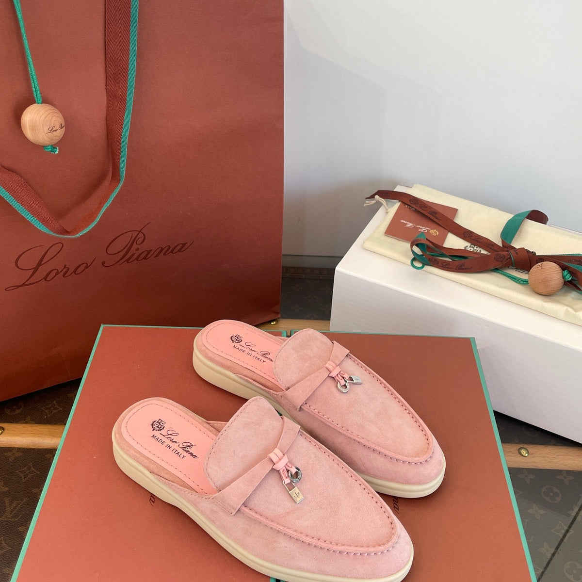 LORO P SUMMER CHARMS LOAFERS