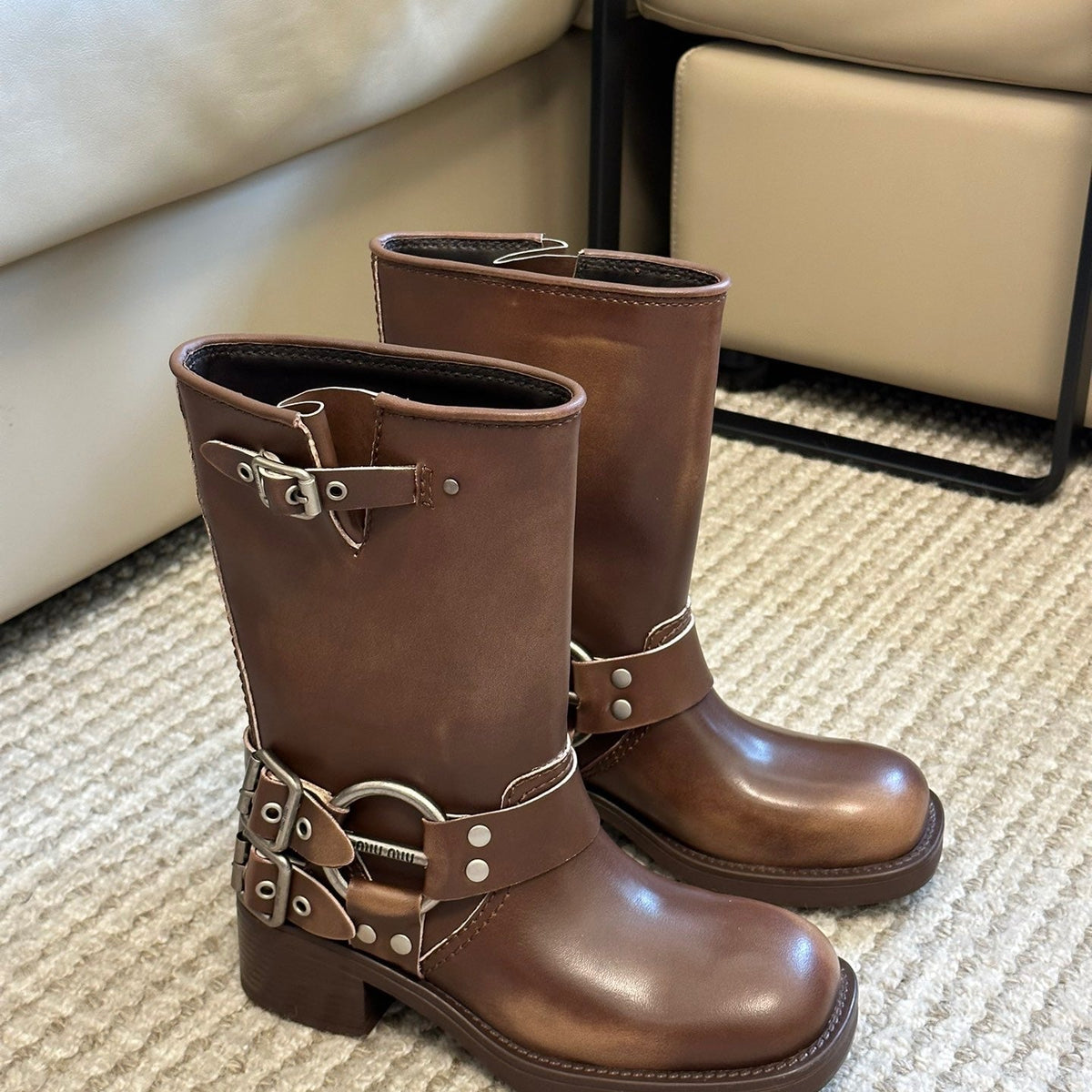 MIU M BOOTS