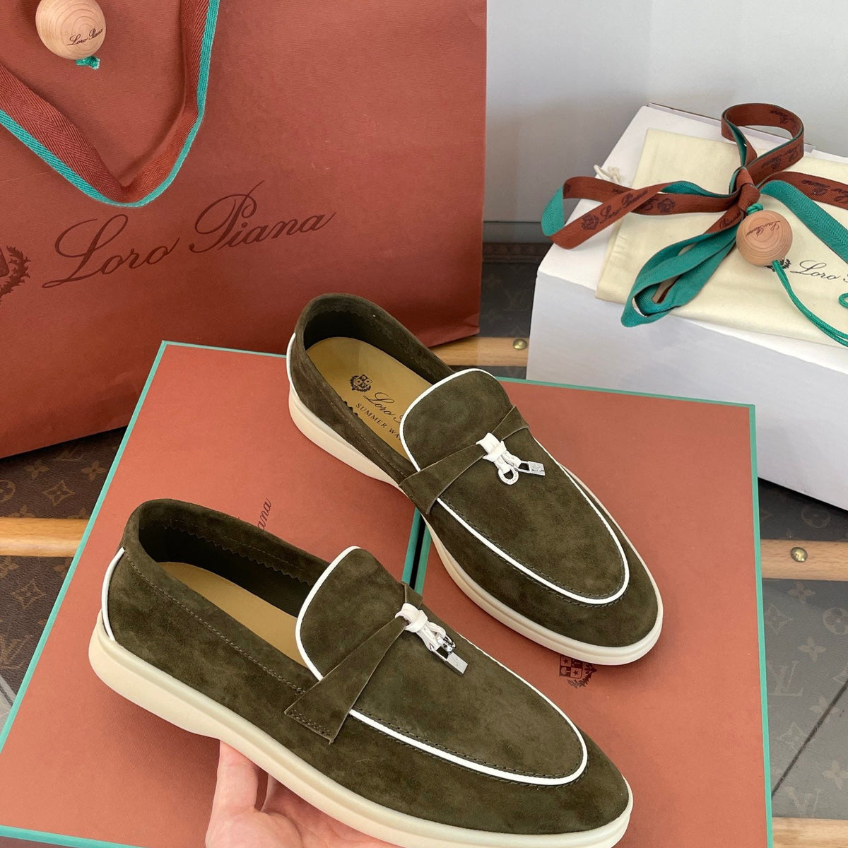 LORO P SUMMER CHARMS LOAFERS